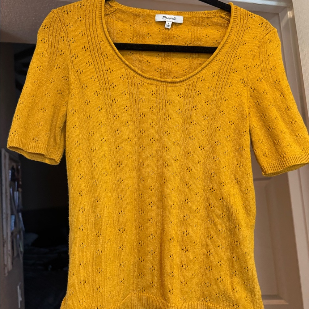 Madewell Mustard Yellow Women's Blouse